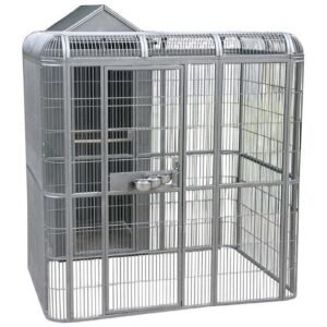 Indoor Parrot Aviary with Housing Area Indoor Parrot Aviary with Housing Area
